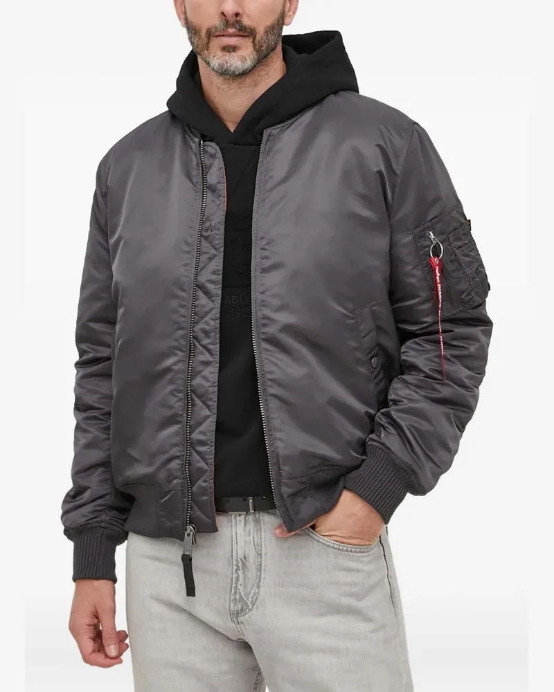 Alpha Industries MA-1 VF 59 Vintage Bomberjacke - Grau Grau