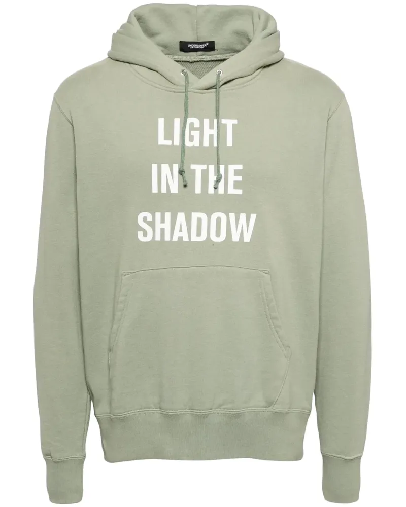 Undercover Hoodie mit Slogan-Print - Grün Grün