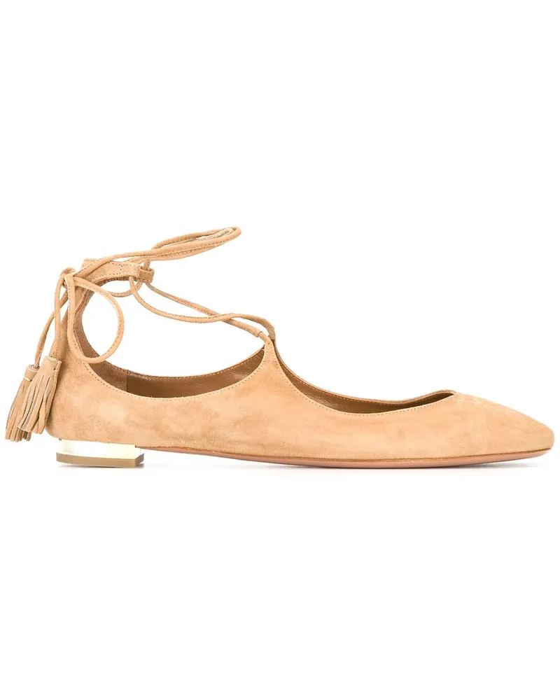 Aquazzura Boheme' Ballerinas - Nude Nude