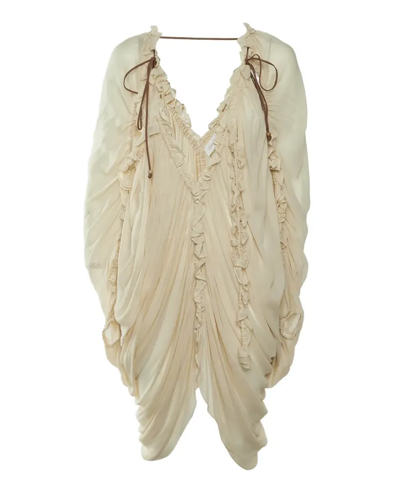 Zimmermann Illuminate Bluse mit V-Ausschnitt - Nude Nude