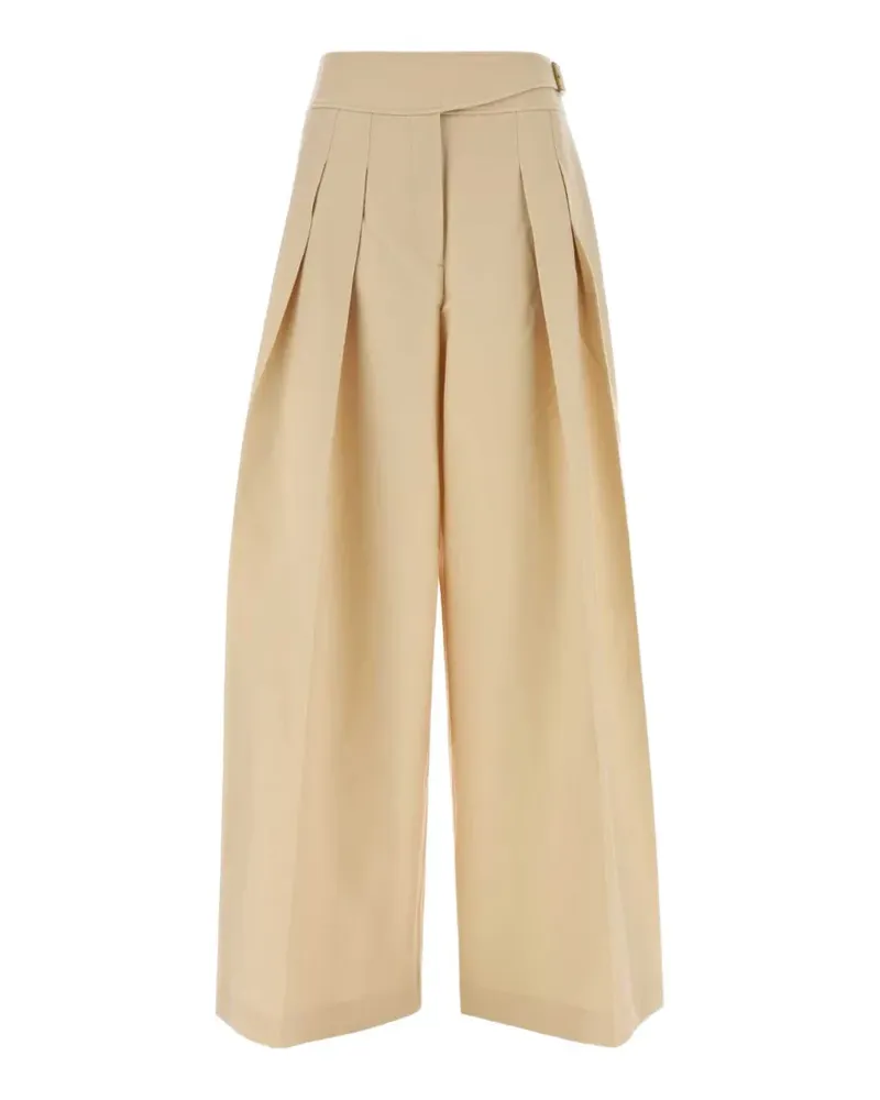 Zimmermann Valiant Palazzohose mit Falten - Nude Nude
