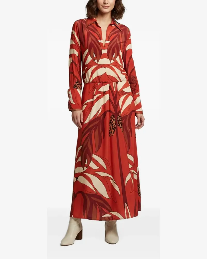 Johanna Ortiz floral-print maxi dress - Orange Orange
