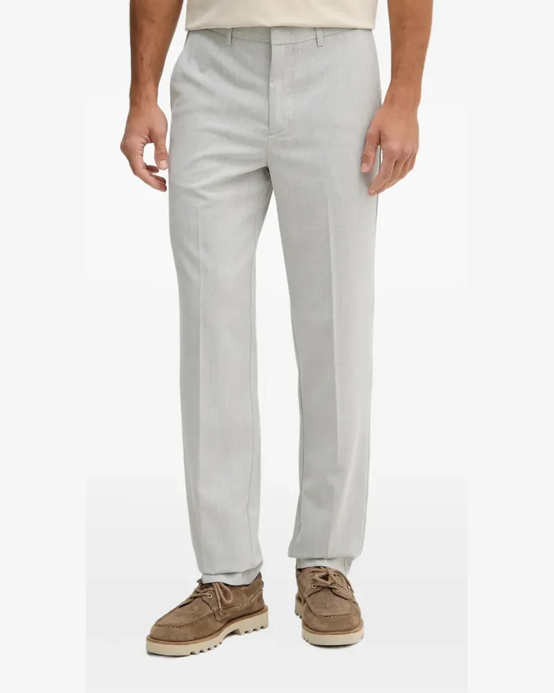 Lindbergh Klassische Hose mit Bügelfalten - Grau Grau