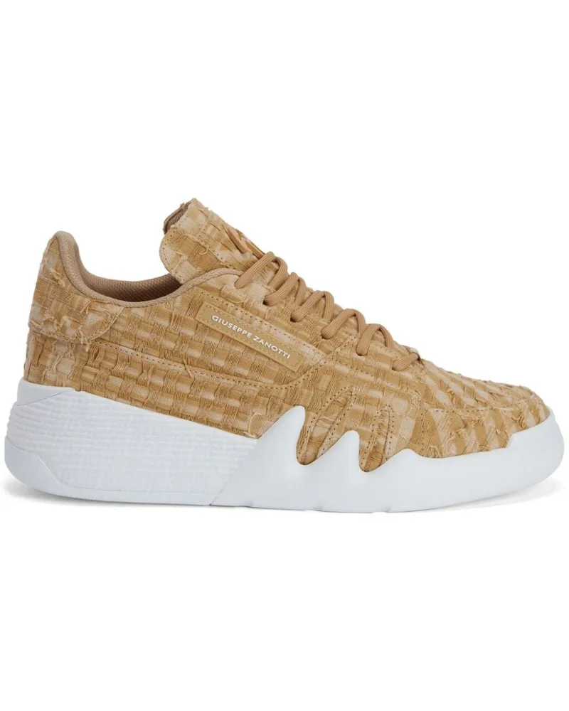 Giuseppe Zanotti Talon Jacquard-Sneakers im Distressed-Look - Nude Nude