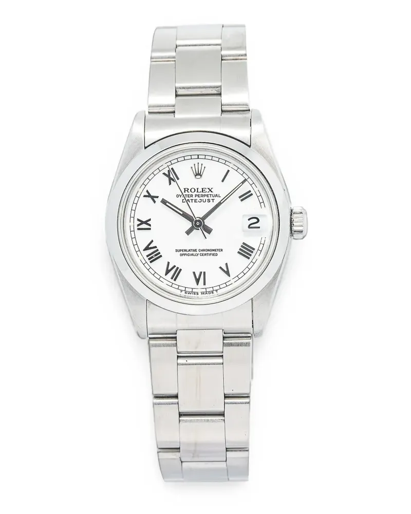 Rolex Datejust Armbanduhr mit römischen Ziffern 31mm - Weiß Weiß
