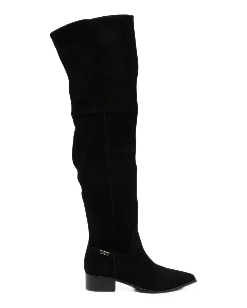 Liu Jo suede-finish over-the-knee boots - Schwarz Schwarz