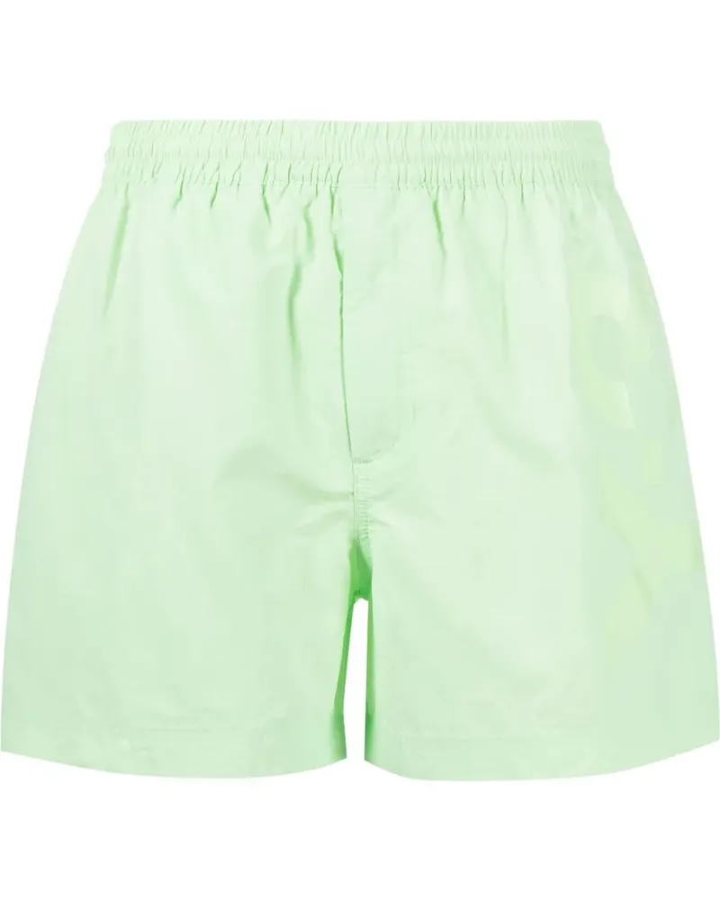 Y-3 Badeshorts mit schmalem Schnitt - Grün Grün