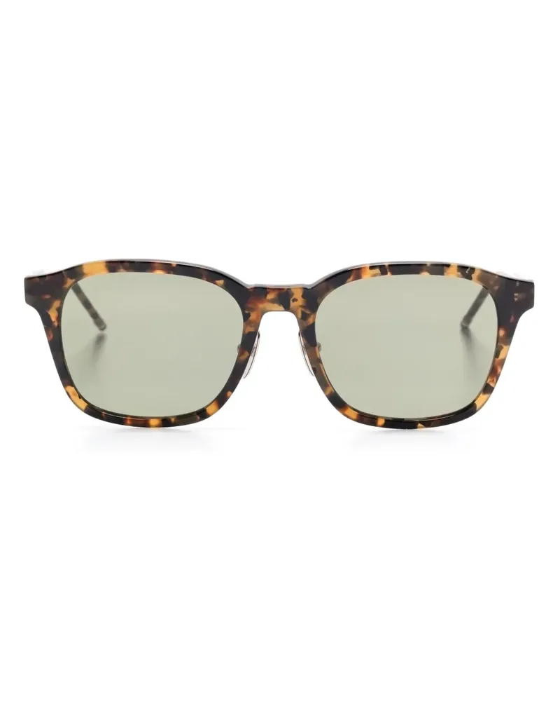 Thom Browne Sonnenbrille in Schildpattoptik - Braun Braun