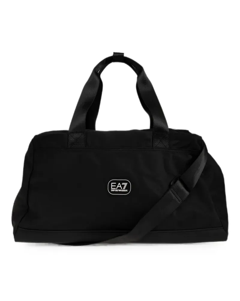 EA7 Reisetasche mit Logo-Patch - Schwarz Schwarz