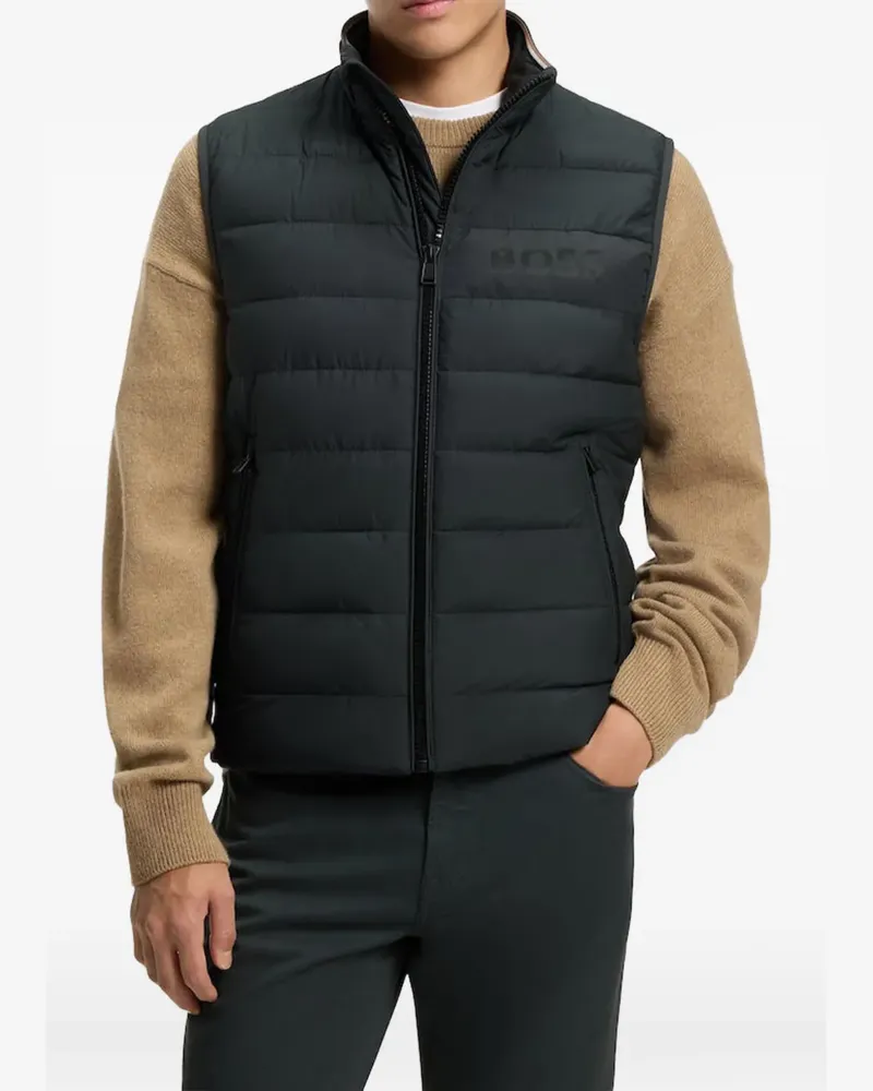 HUGO BOSS quilted gilet - Grün Grün