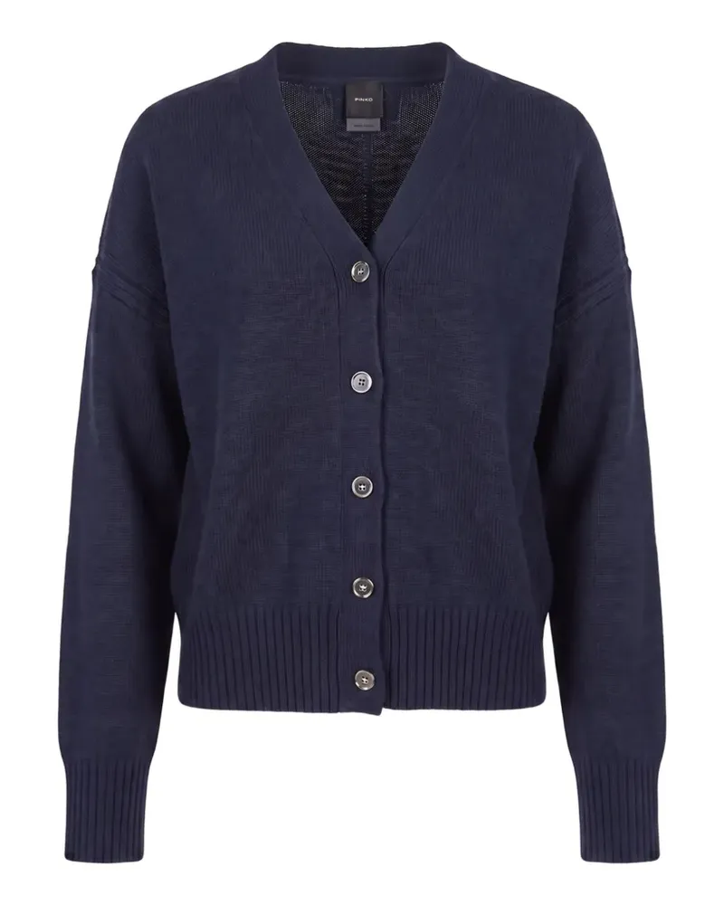 Pinko Cardigan mit V-Ausschnitt - Blau Blau
