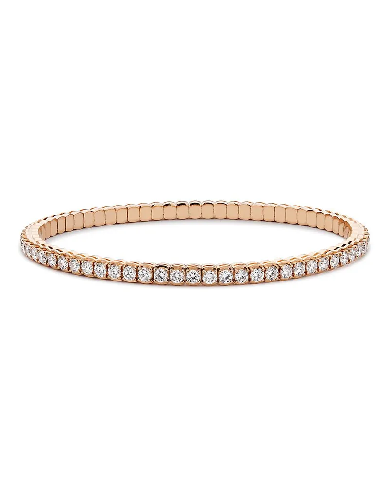 Pragnell 18kt Rotgoldarmband mit Diamanten - Rosa Rosa