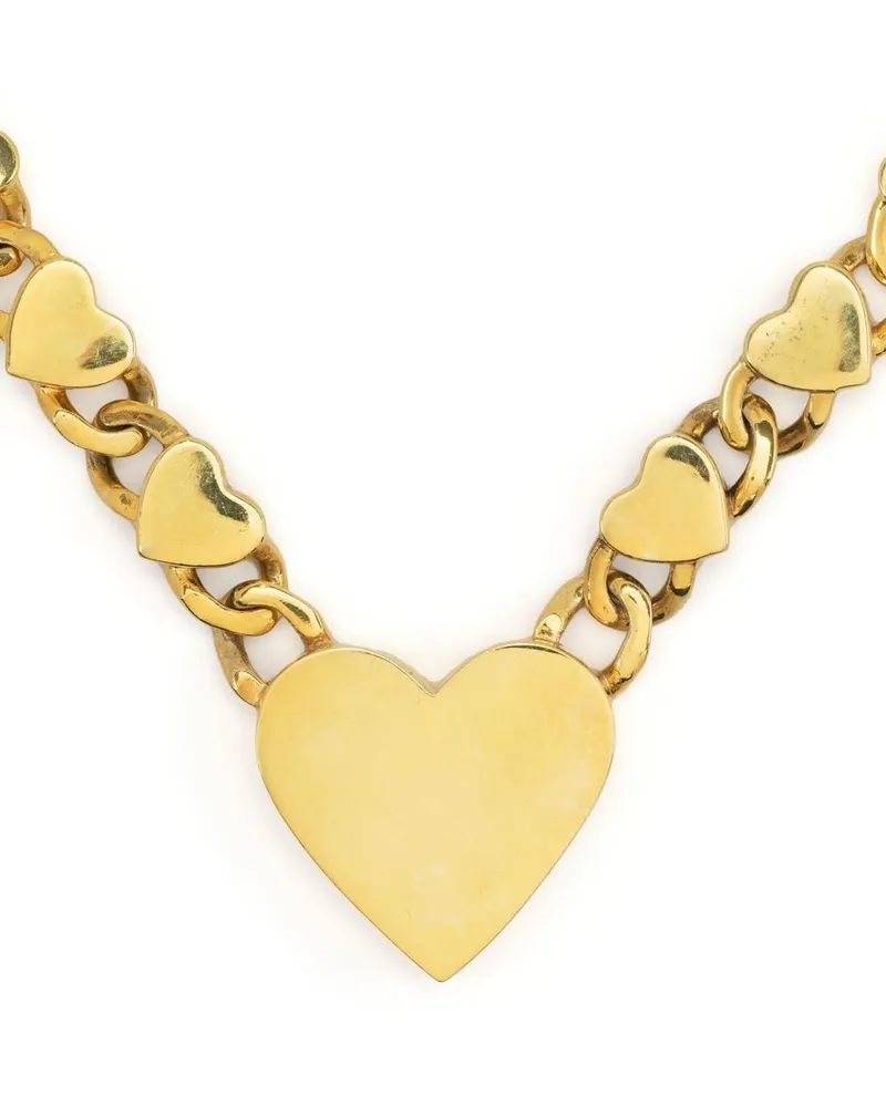 Natasha Zinko Giant Heart Halskette Gold