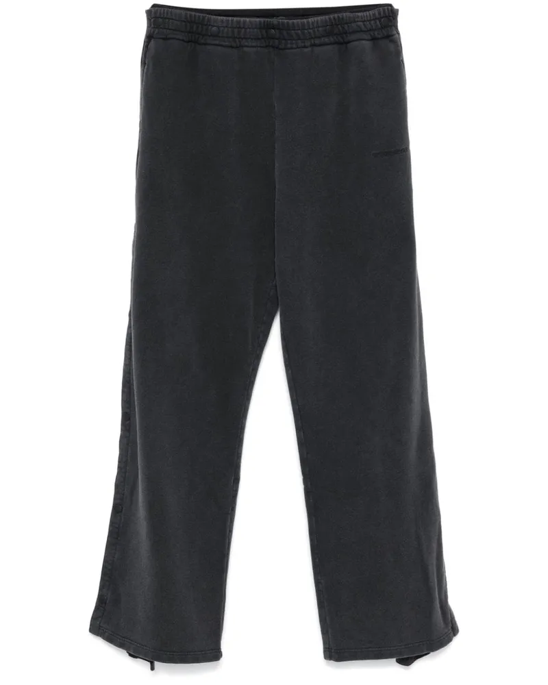 Y/PROJECT Jogginghose im Layering-Look - Schwarz Schwarz