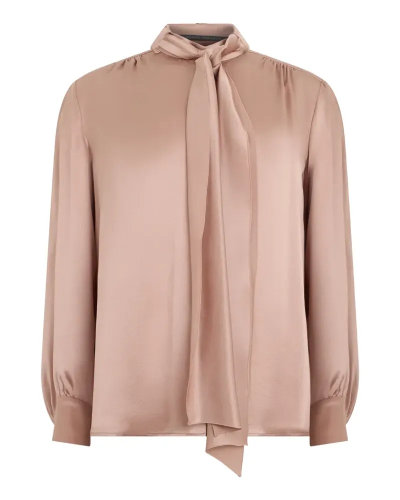 Alberta Ferretti Bluse mit Schleifenkragen - Rosa Rosa