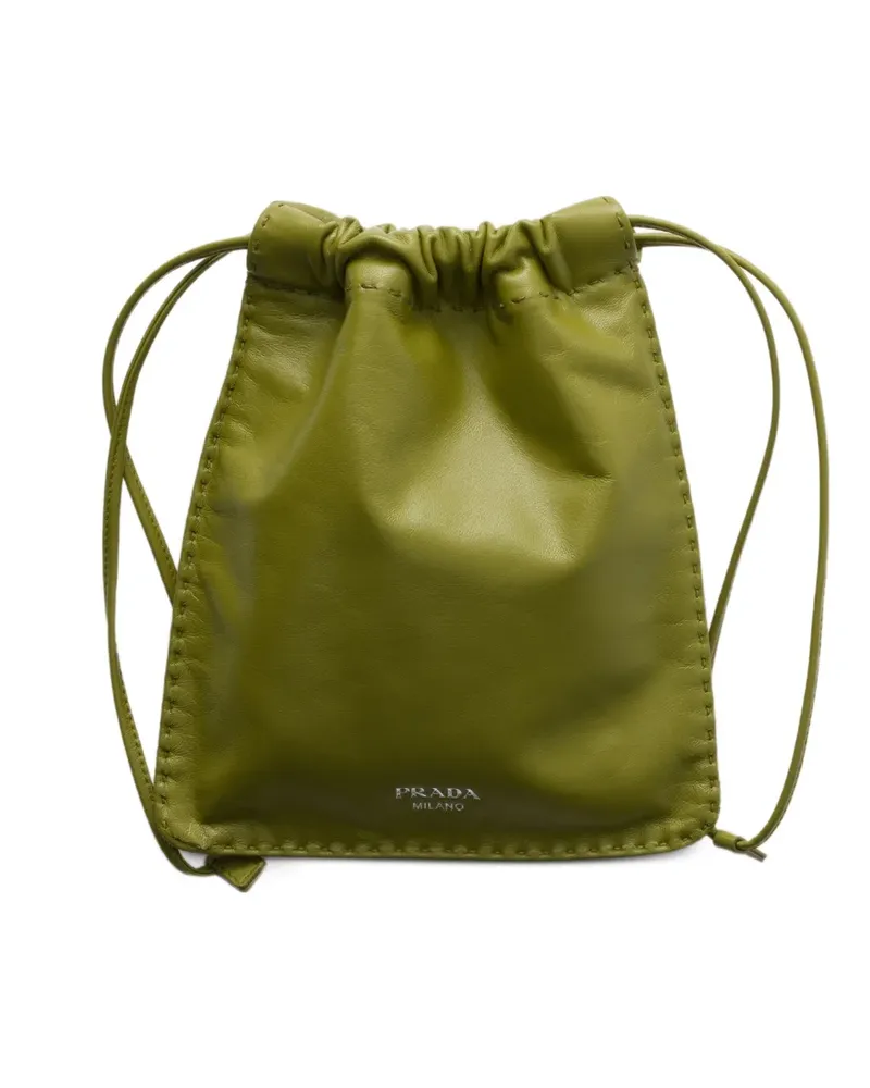 Prada nappa-leather smartphone pouch - Grün Grün