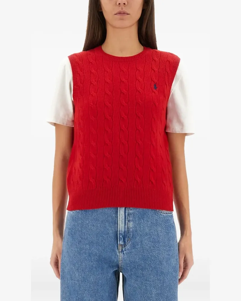 Ralph Lauren cable-knit vest - Rot Rot