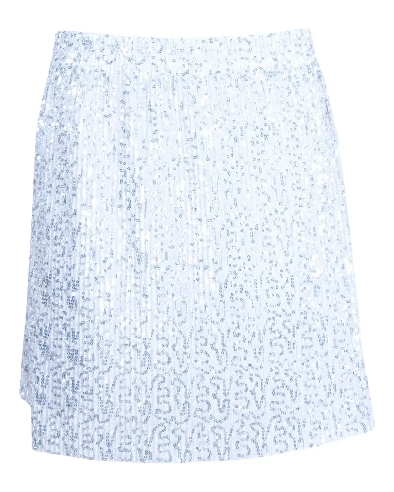 Stine Goya sequin mini skirt - Silber Silber