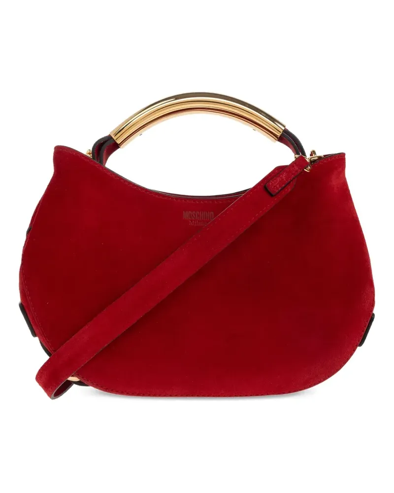 Moschino Runde Handle Me Schultertasche - Rot Rot