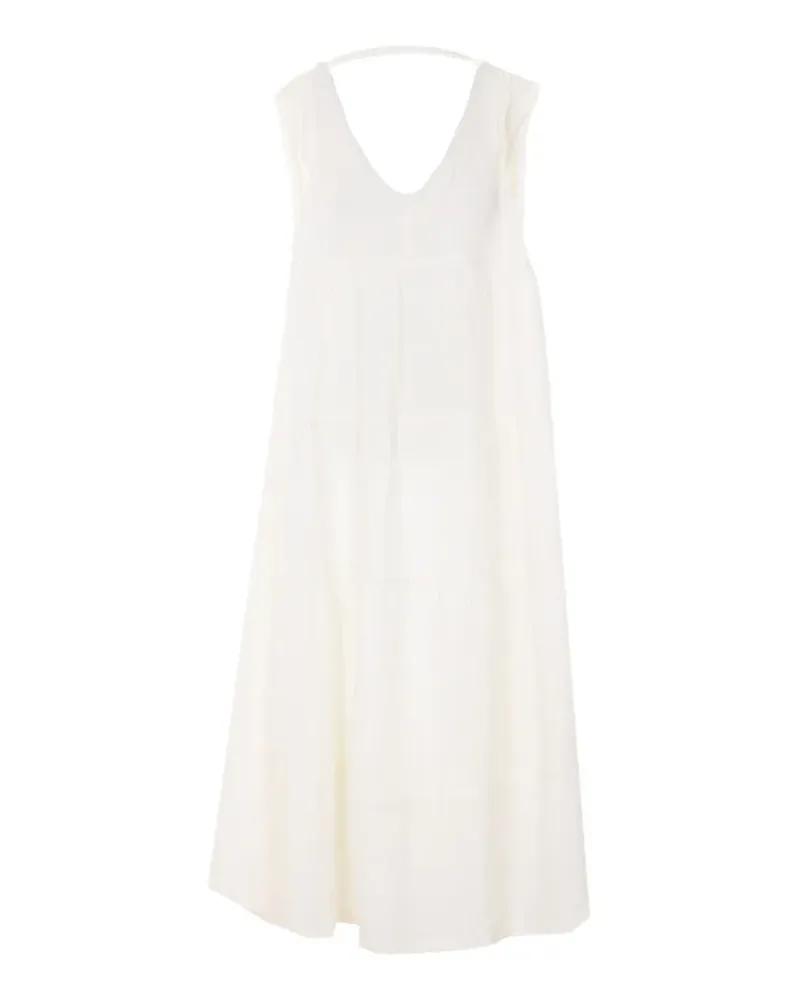 Maurizio Pecoraro Midikleid mit U-Ausschnitt - Nude Nude