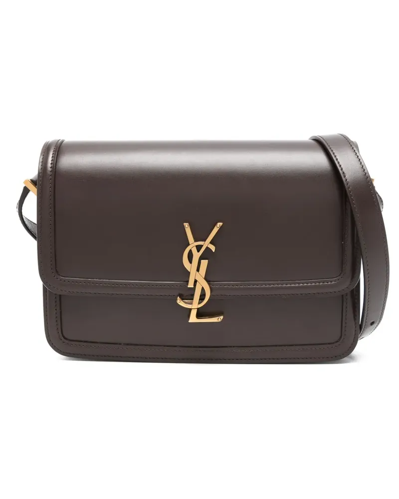 Saint Laurent Mittelgroße Solferino Satchel-Tasche - Braun Braun