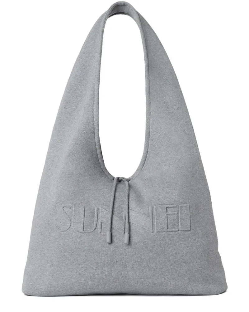 SUNNEI embossed multitasking shoulder bag - Grau Grau