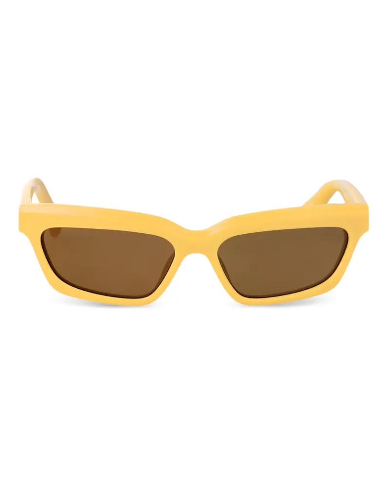 Jacquemus rectangular sunglasses - Gelb Gelb