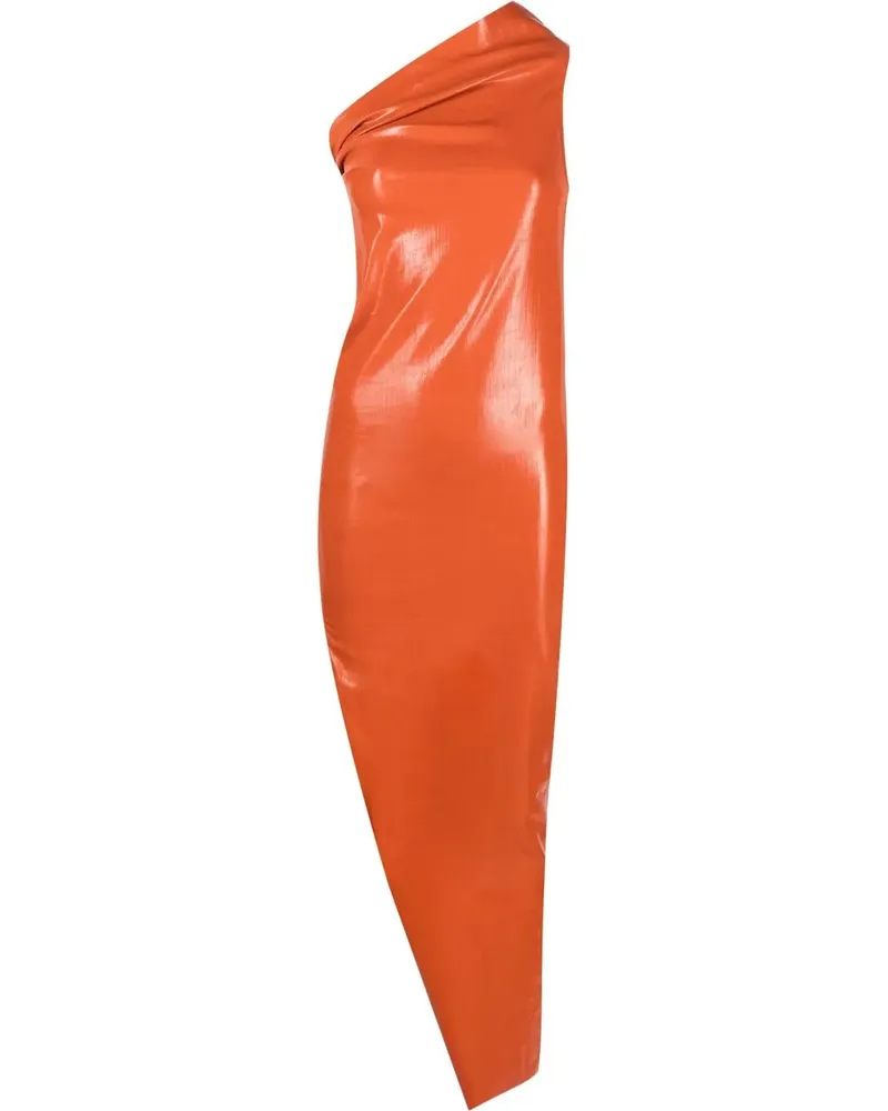 Rick Owens Asymmetrisches Athena Kleid - Orange Orange