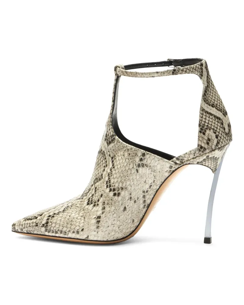 Casadei Blade Pumps mit Python-Print - Nude Nude