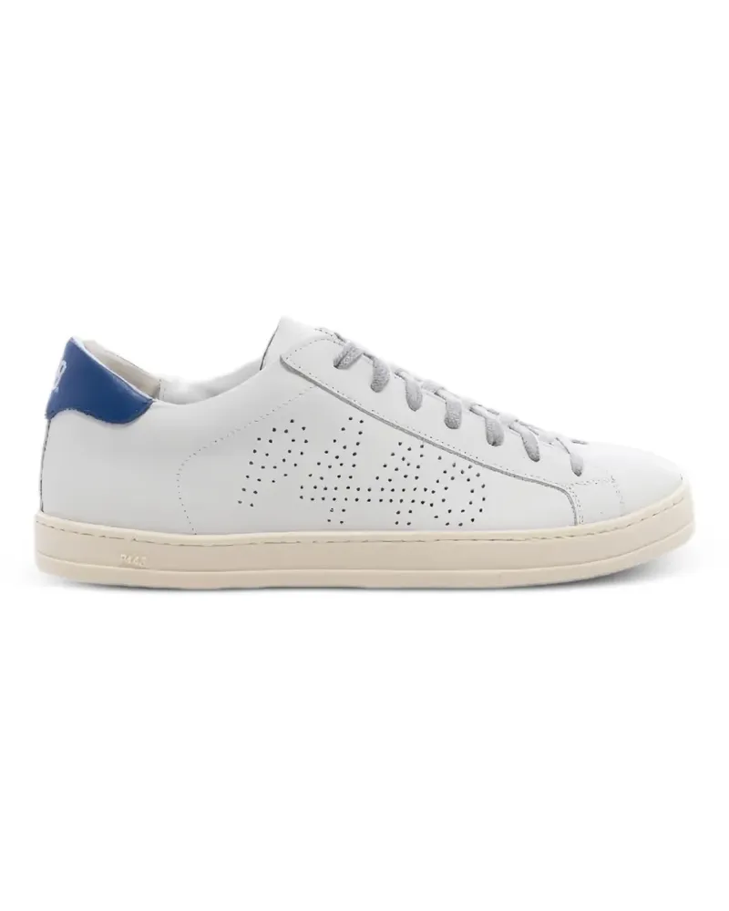P448 John logo-perforated sneakers - Weiß Weiß