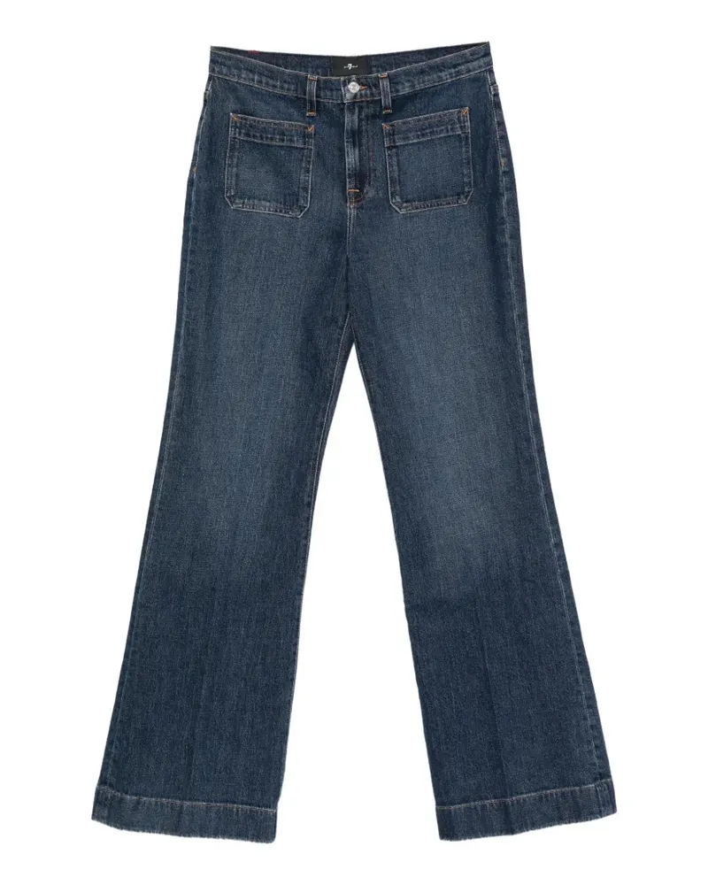 7 for all mankind Radar Wide-Leg-Jeans - Blau Blau