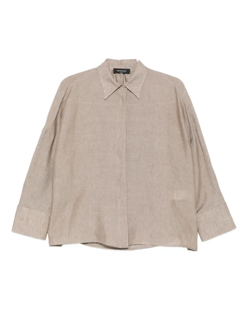 Fabiana Filippi button-fastening shirt - Nude Nude