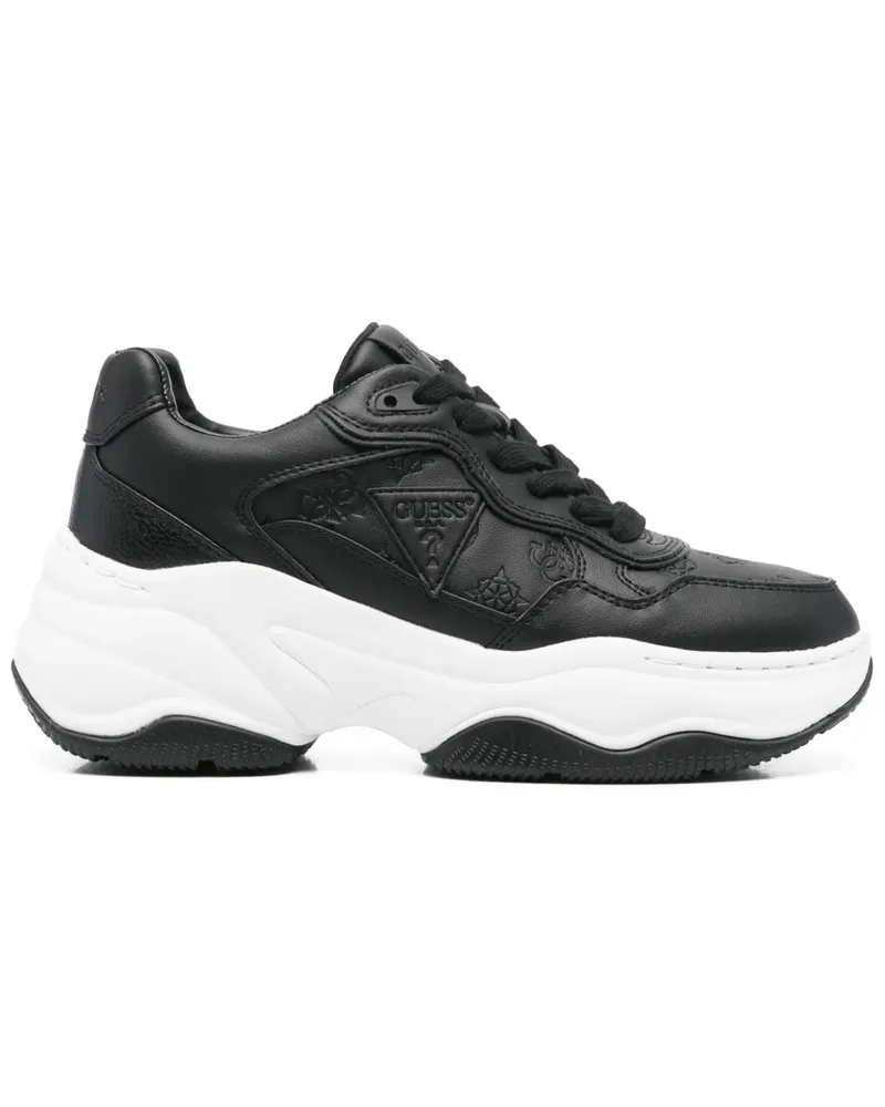 Guess Happy Sneakers - Schwarz Schwarz