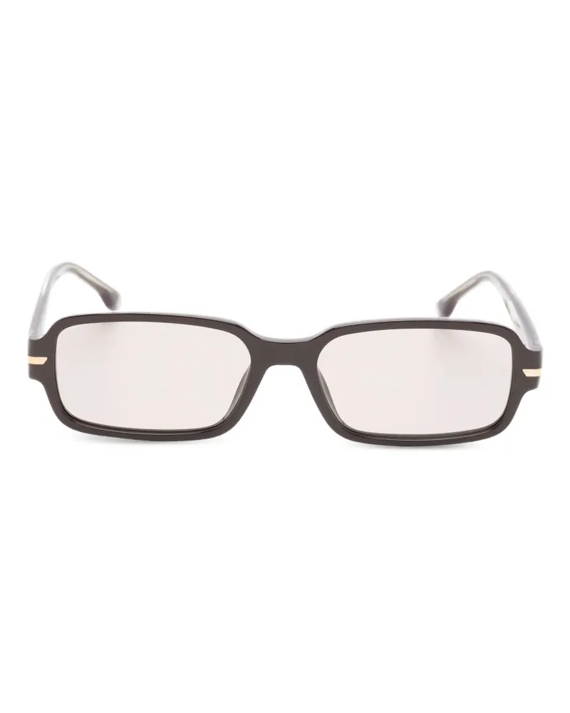 Victoria Beckham Sonnenbrille mit eckigem Gestell - Braun Braun