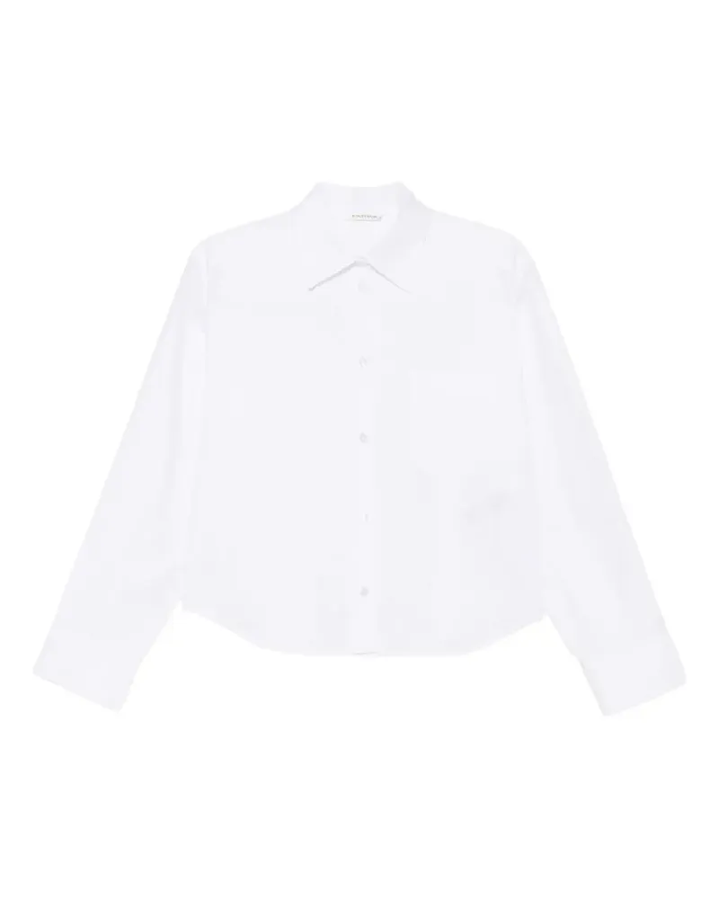 By Malene Birger Audrey cropped shirt - Weiß Weiß