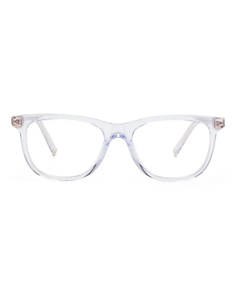 Miu Miu Brille mit Logo - Weiß Weiß