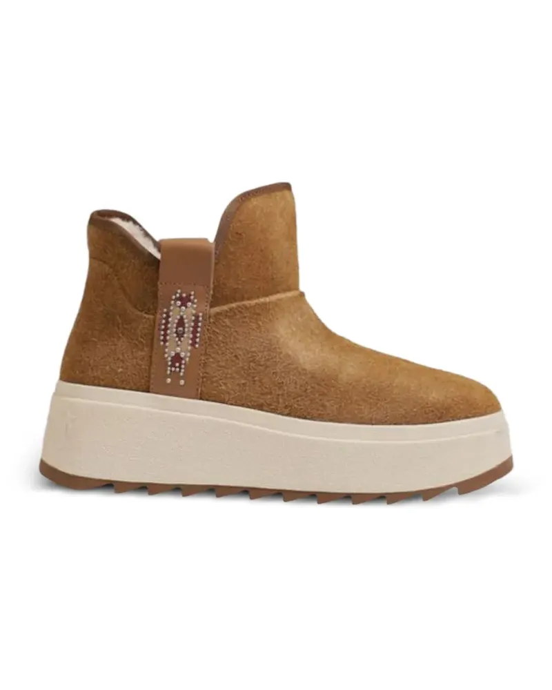 ash Moon Stiefeletten mit Plateau - Braun Braun
