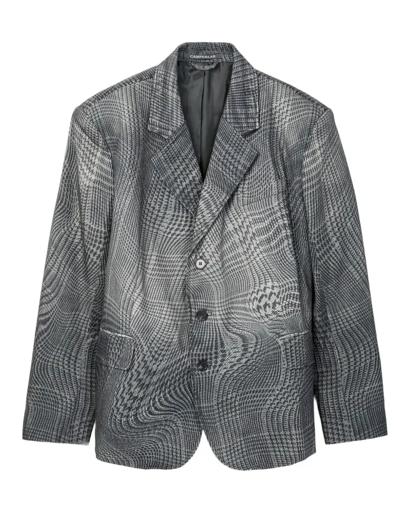 Camper checked blazer - Schwarz Schwarz