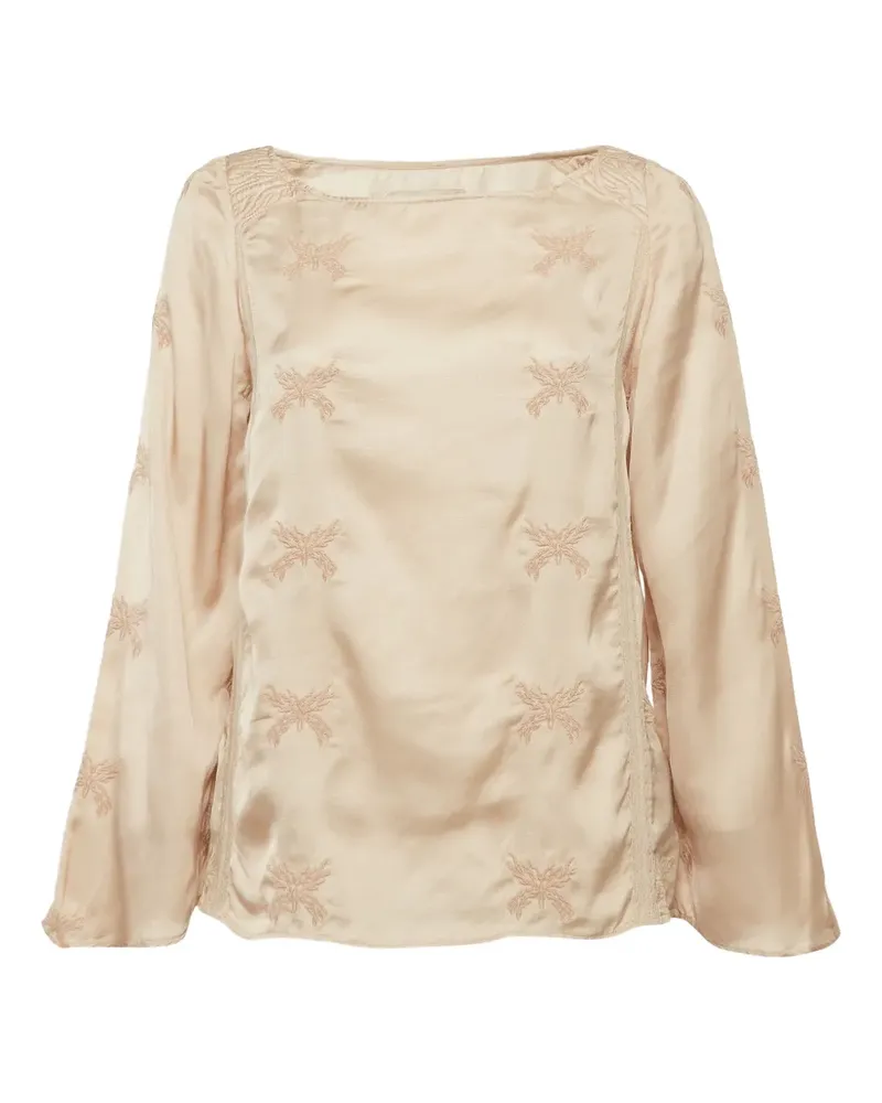 Zadig & Voltaire Pre-owned Bluse mit Stickerei - Nude Nude