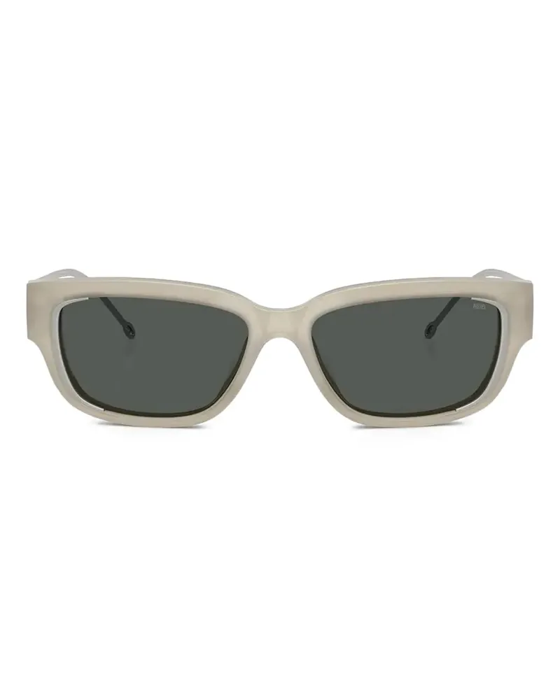 Diesel Sonnenbrille mit eckigem Gestell - Nude Nude