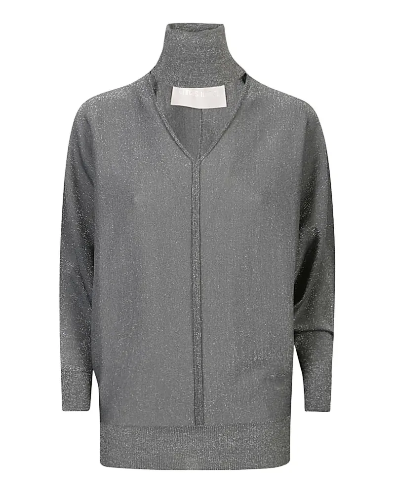 Circus Hotel Pullover mit Cut-Out - Grau Grau