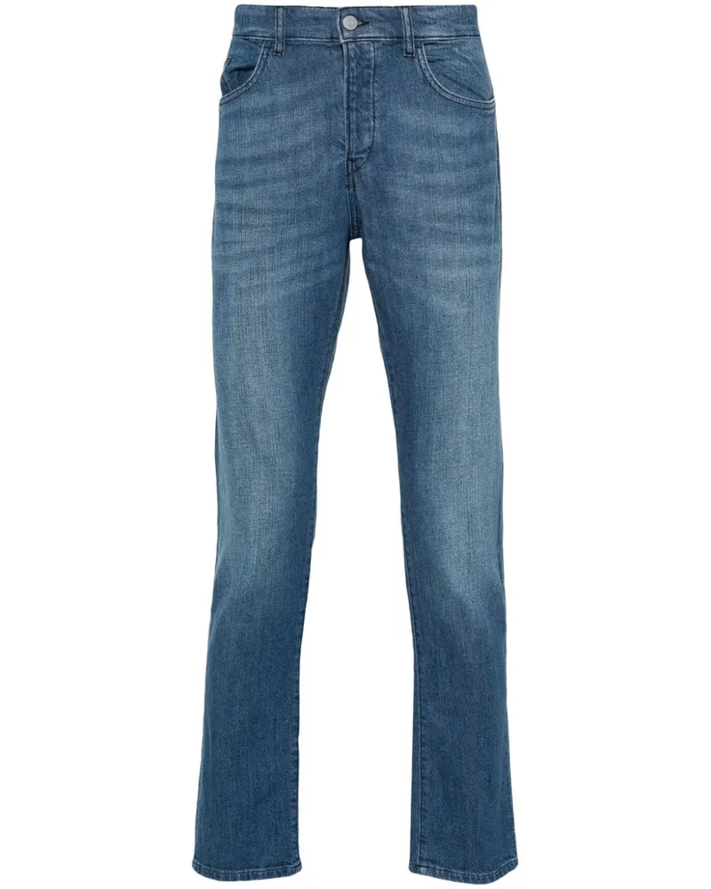 HUGO BOSS Schmale Jeans - Blau Blau