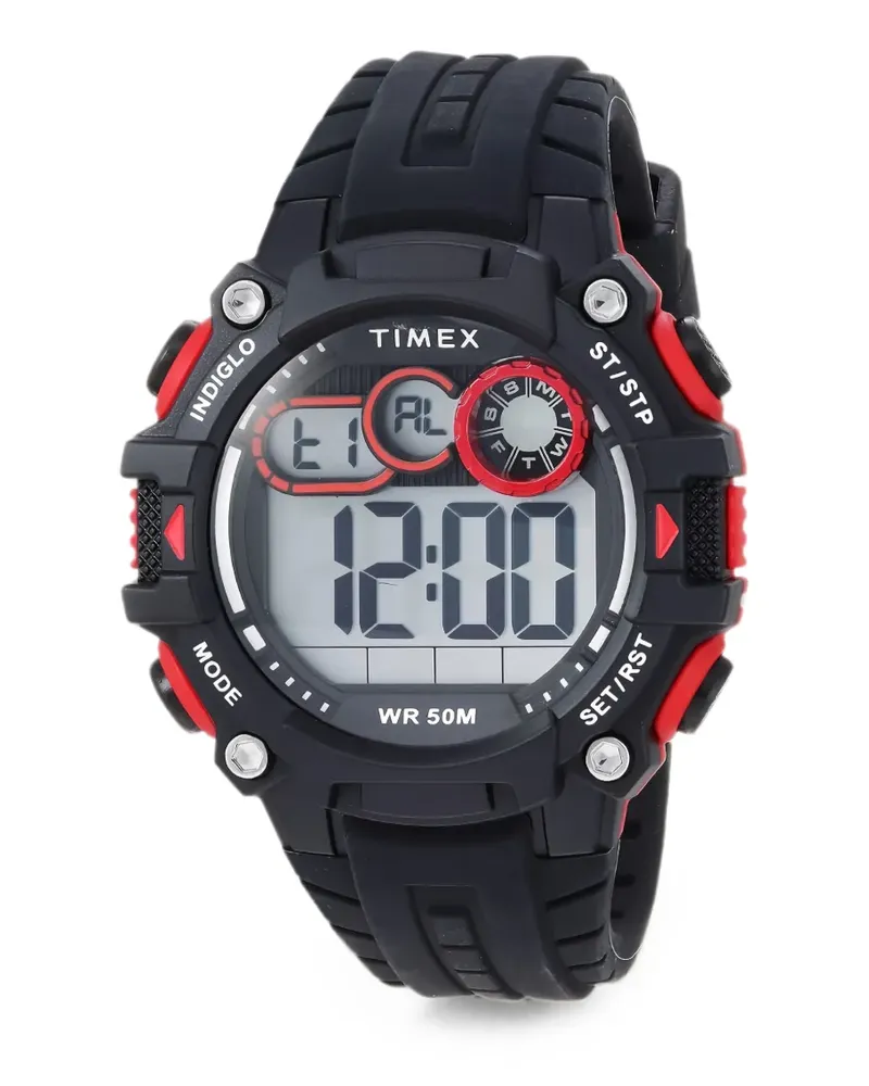 Timex DGTL Indiglo Armbanduhr 48mm - Schwarz Schwarz