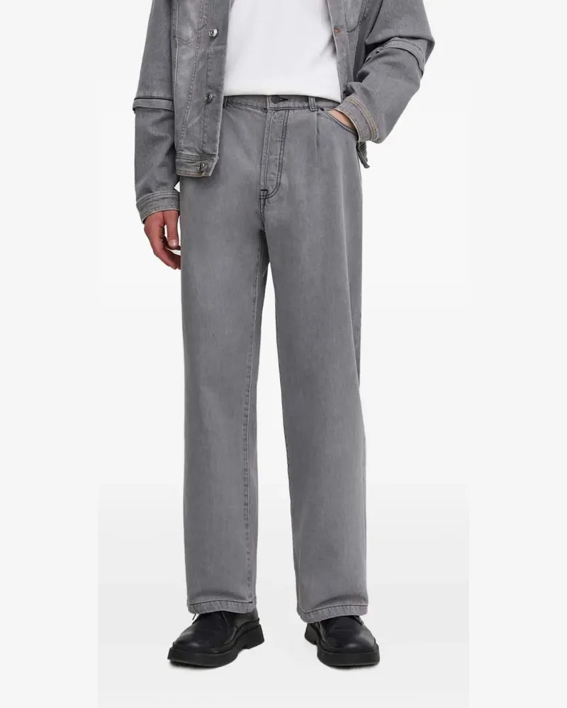 IRO Antonio Jeans mit Falten - Grau Grau