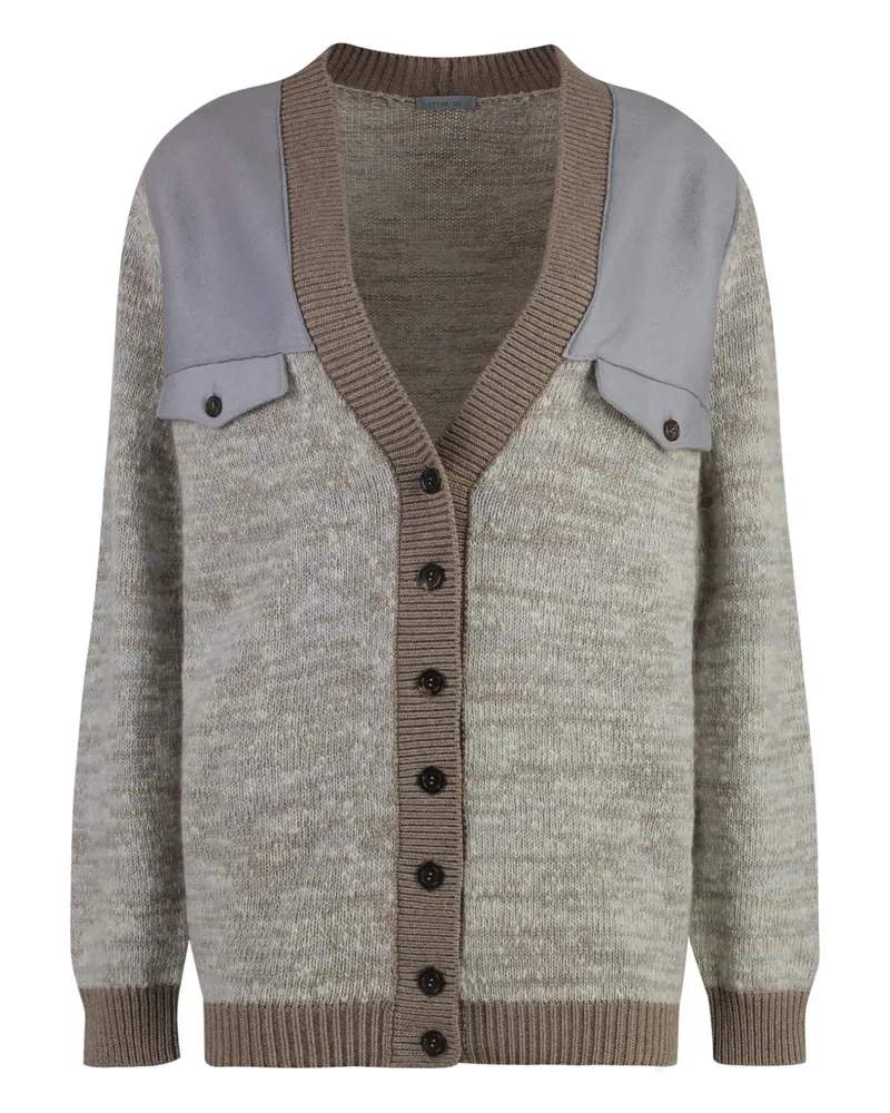 Malo Cardigan aus Kaschmir - Nude Nude