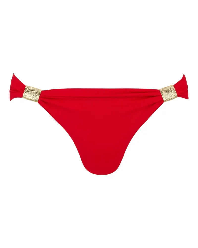 Heidi Klein gold-tone hardware bikini bottoms - Rot Rot