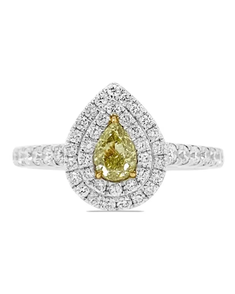 HYT Jewelry 18kt Gelbgoldring mit Diamanten - Silber Silber