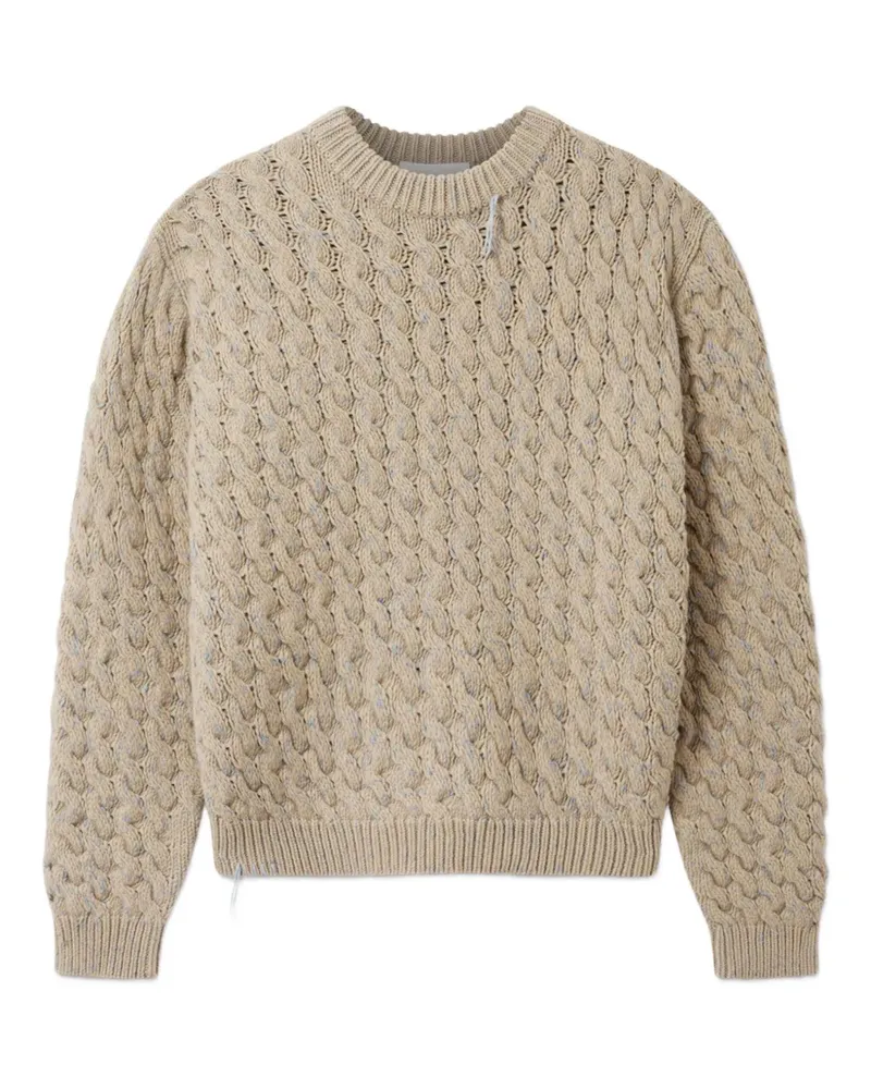 Axel Arigato Nolan Pullover mit Zopfmuster - Nude Nude