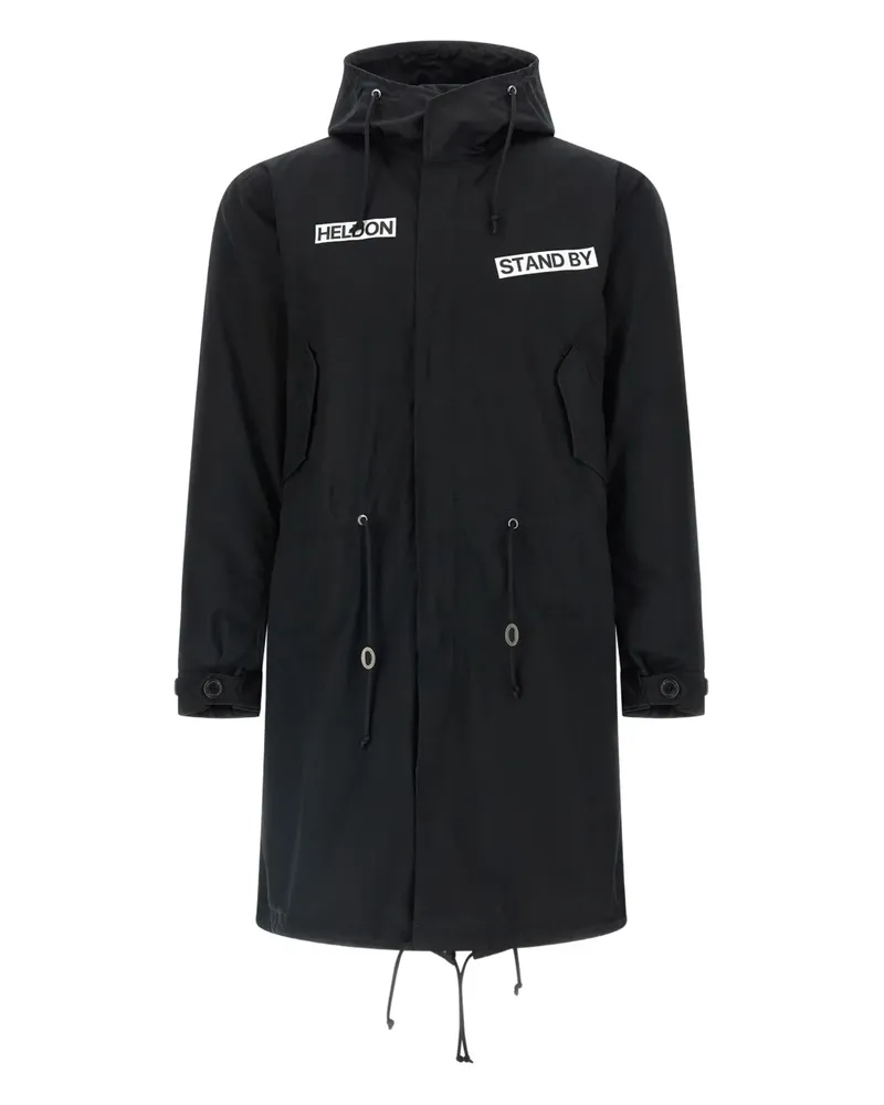 Undercover adjustable hood parka - Schwarz Schwarz