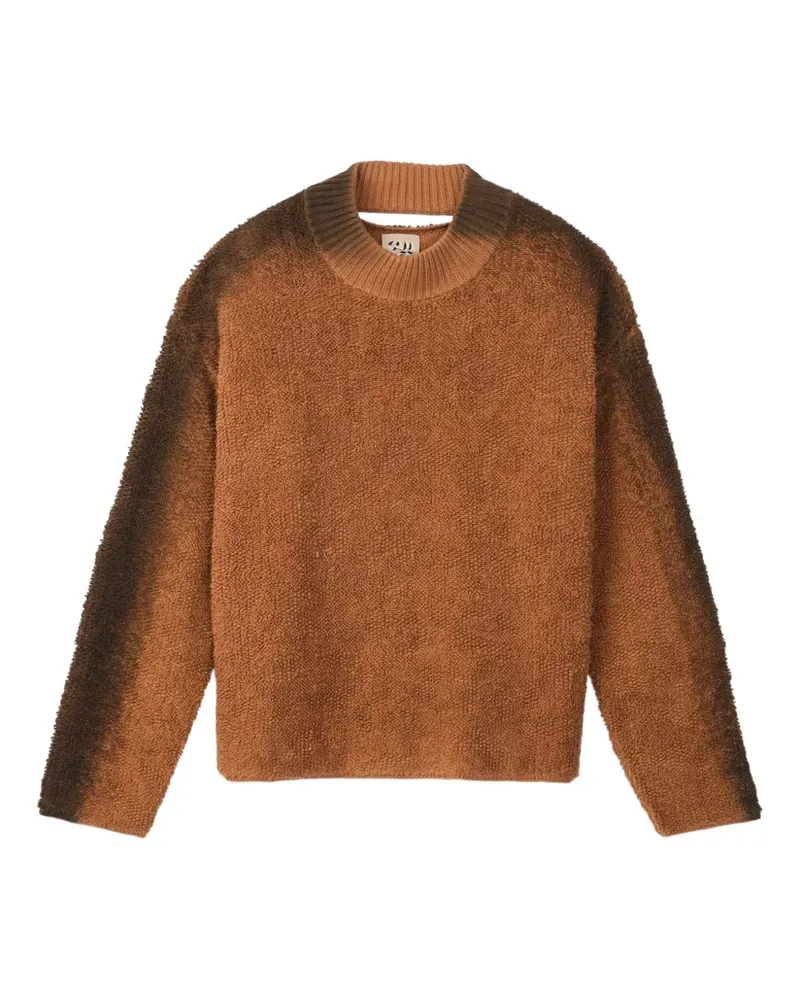 Camper Merinopullover mit Ombré-Effekt - Braun Braun